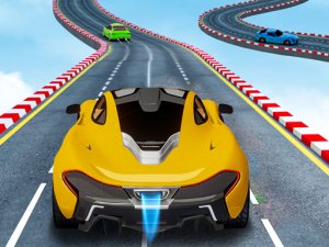 Crazy Car Impossible Sky Tracks Online Game