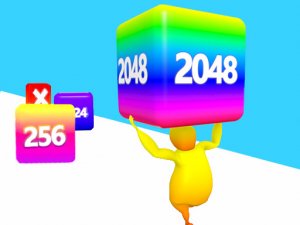 Merge Rush 2048 Online Game