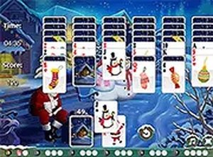 Winter Peaks Solitaire Card Puzzle